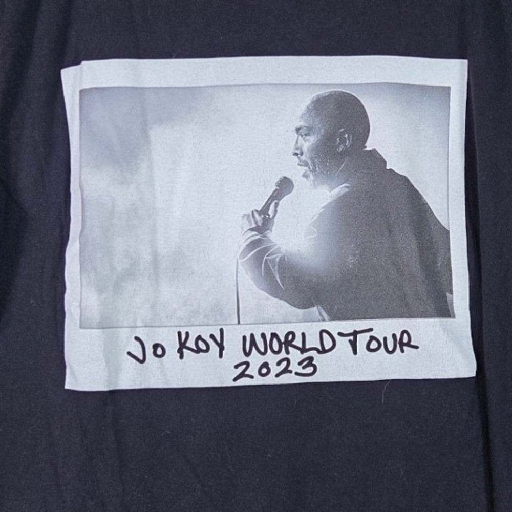 Jo Koy Graphic T-Shirt Mens Medium Black World Tour 2023 Comedy Concert Tee